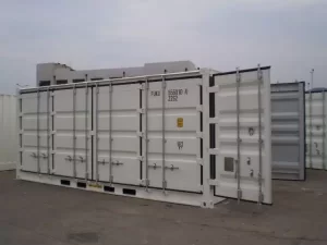 20 feet open side container