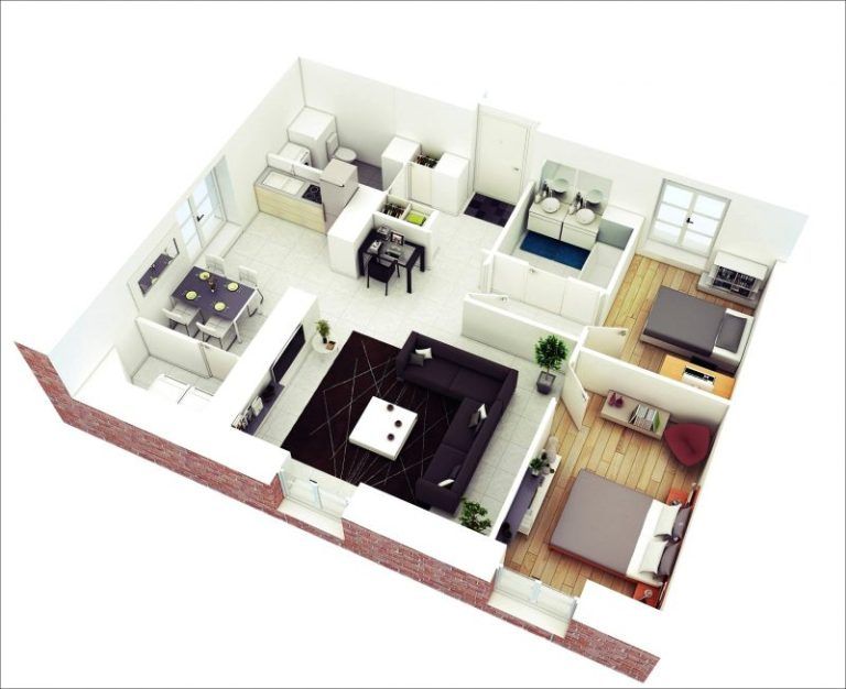 Desain rumah minimalis luas tipe 36